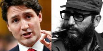 justin trudeau fidel castro