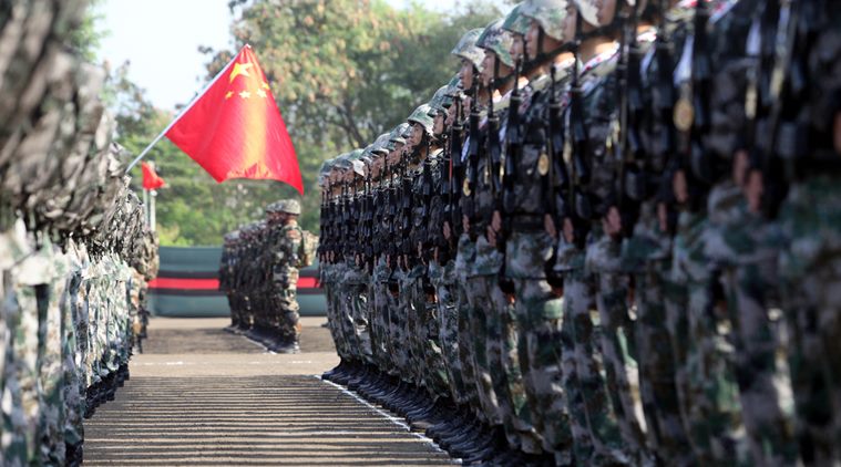 china nepal military drill