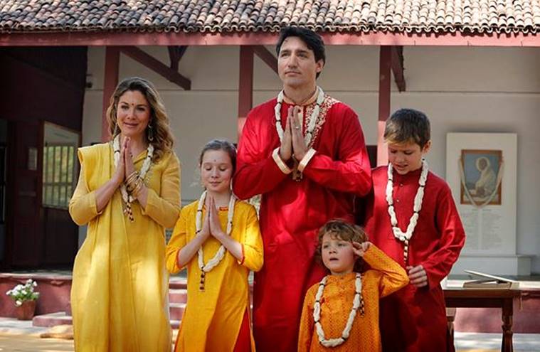 Trudeau Indian Outfits, justin trudeau,, india trip