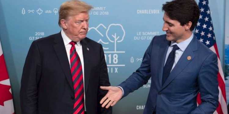 Trump Blasts Trudeau On Unfair Trade Tariffs, Trudeau Shoots Back.