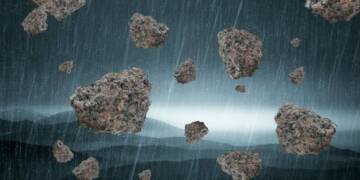 Stone rain in Harrisonville Ohio