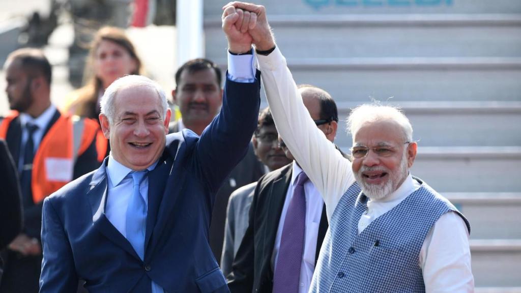 India, Israel, Palestine