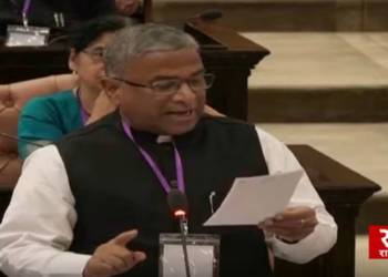 “Pakistan occupied Kashmir is a part of India”, Harivansh Narayan Singh destroys Pakistan inside the Maldivian Parliament