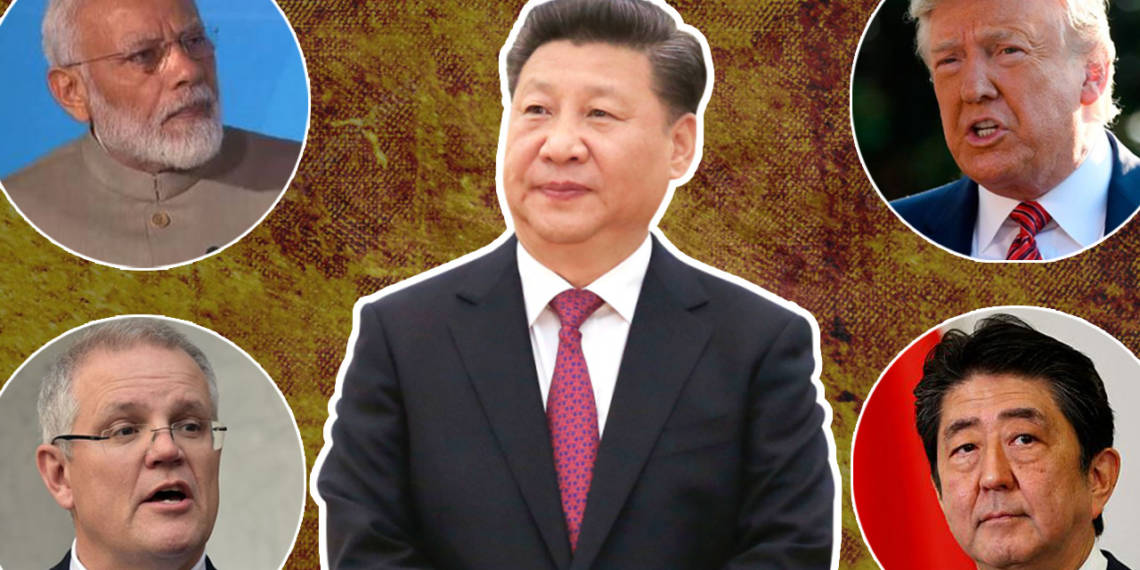 Quad, India, China