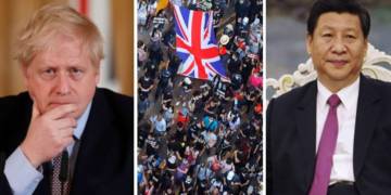 China, UK, United kingdom, hong kong, xi jinping, Boris johnson,