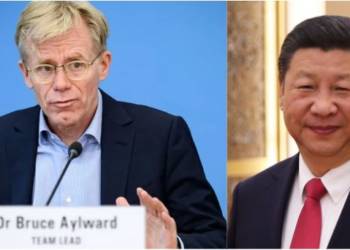 who canada china bruce aylward