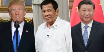 Philippines. US, Rodrigo Duterte, Xi inping, Donald Trump, USA, China, South China Sea