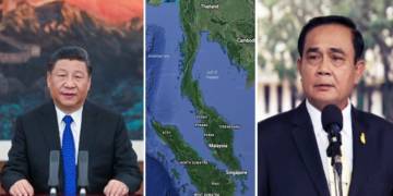 Kra Canal, Isthmus of Kra, Thailand, Prayut Chan-o-cha, China, BRI, Malacca strait, Thailand, Xi Jinping,