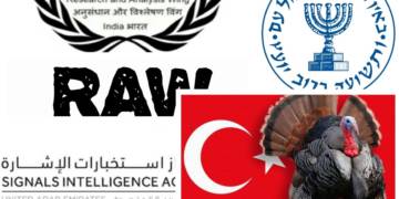 Turkey, RAW, UAE, SIA, India, Mossad, Israel