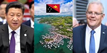 China, Australia, PNG