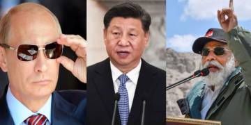 China, Russia, India