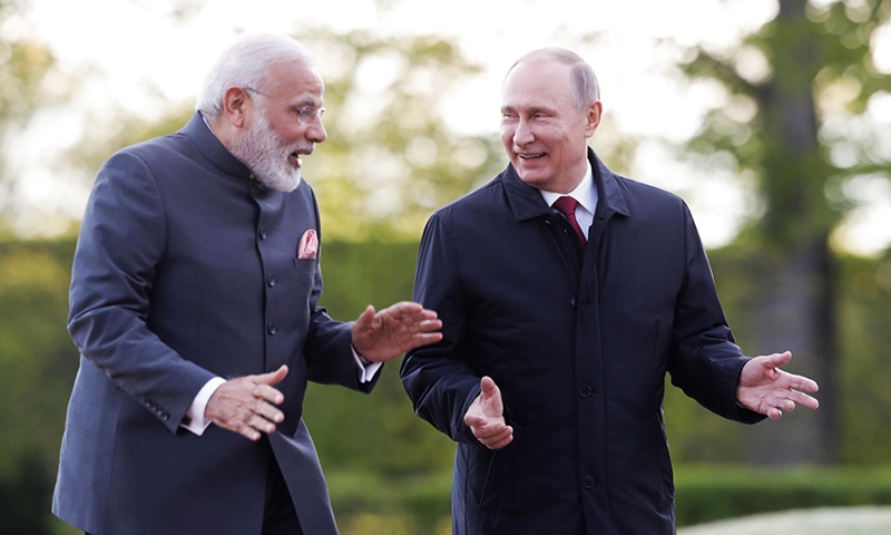 Russia, India walk quotes