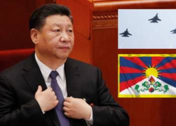 China India Tibet air raid drill