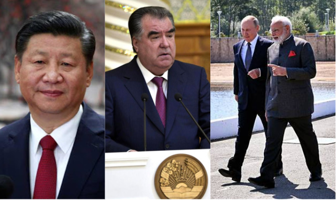Tajikistan, China, Russia