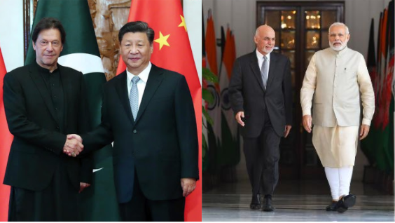 China, Pakistan, India, Afghanistan