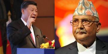 china nepal oli land india