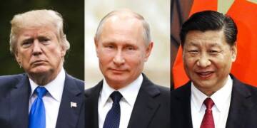 Russia, China, India, Putin, Xi Jinping, Donald Trump,