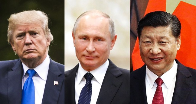 Russia, China, India, Putin, Xi Jinping, Donald Trump,