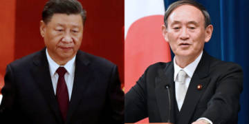 China, Japan, South China Sea, Yoshihide Suga, Shinzo Abe, Xi Jinping