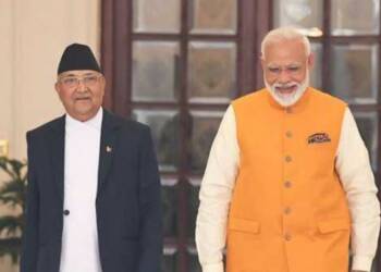 Nepal, China, India