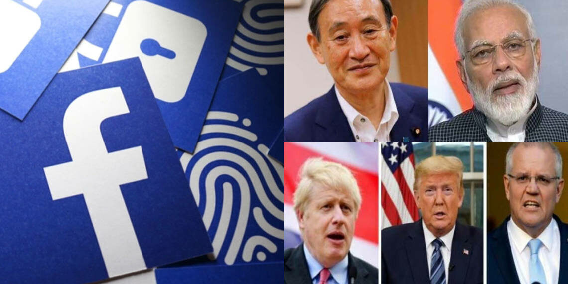 Facebook, Five eyes, Japan, India