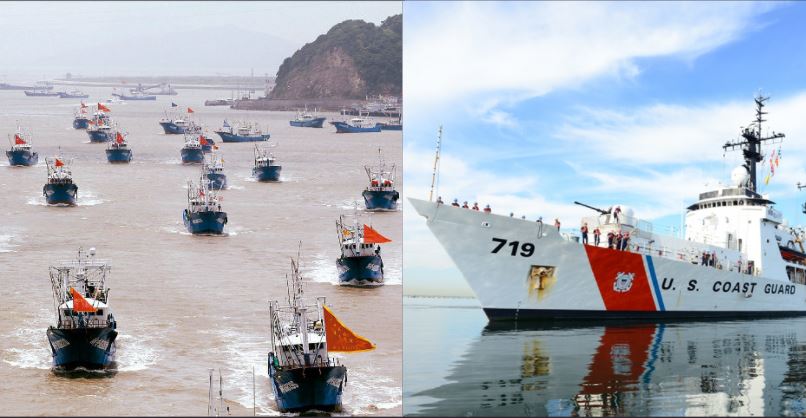 us coast guard china fishing militia