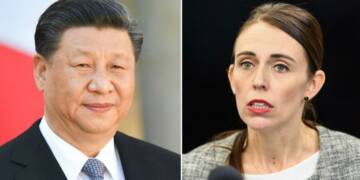Jacinda Ardern new zealand china