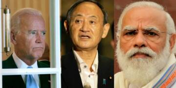 Modi, Suga, Biden, India, Japan, Australia, Joe Biden, USA,