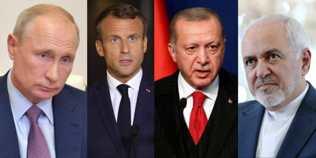 Turkey, France, Russia, Iran, Armenia, Azerbaijan, Nagorno-Karabakh, Putin, Macron, Erdogan