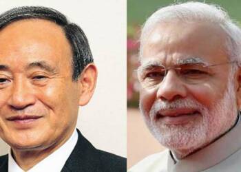 Modi, Suga, Japan, China, 5G