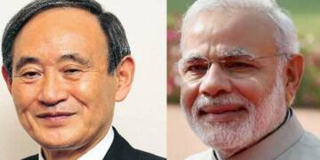 Modi, Suga, Japan, China, 5G