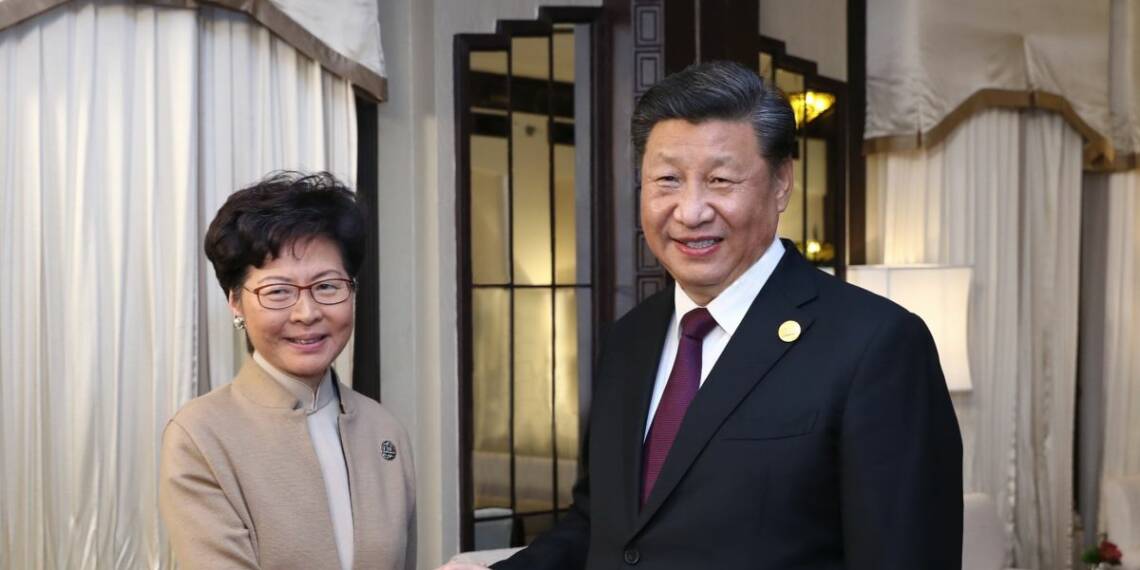 Hong Kong, China, Carrie Lam, Xi Jinping