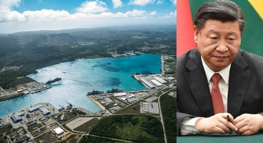 Pacific, China, Tinian, Guam