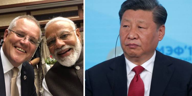Australia, China, India, Xi Jinping, Modi, Morrison, Xi Jinping