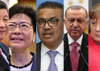 Xi Jinping, China, Carrie Lam, Erdogan, Tedros, Angela merkel