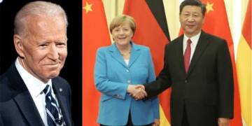 merkel biden huawei china germany