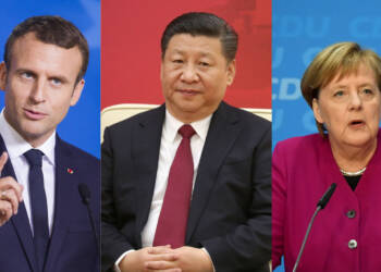 Merkel, Macron, Jinping
