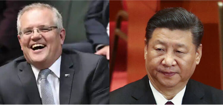 China, Australia, Xi Jinping, Scott Morrison, Australian