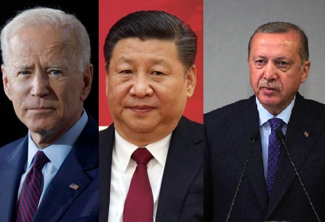 Iran, China, Turkey, USA