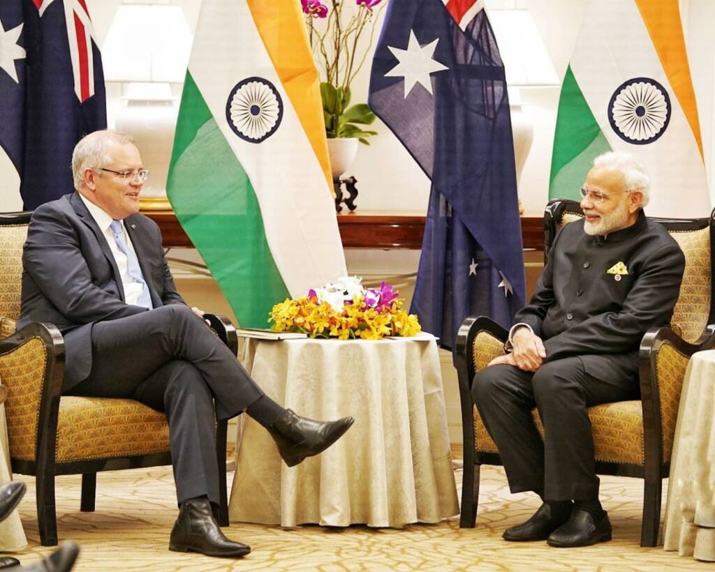 Australia, India, Scott Morrison, Narendra Modi