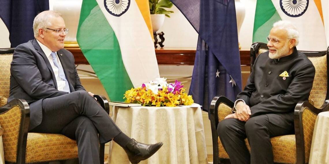 Australia, India, Scott Morrison, Narendra Modi