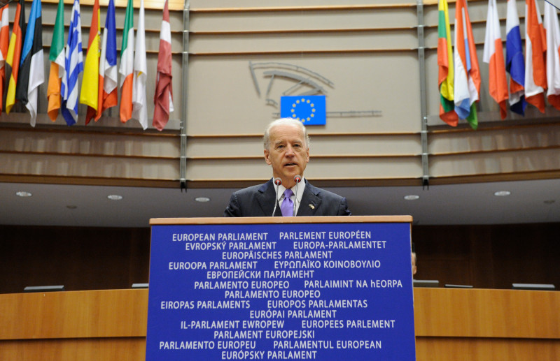 Joe Biden, EU, European Union Parliament