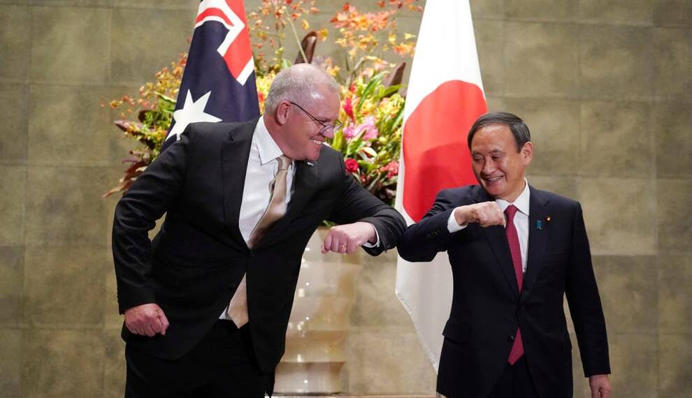 Australia, Japan, Scott Morrison, Suga