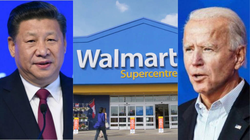 Walmart, Biden, China
