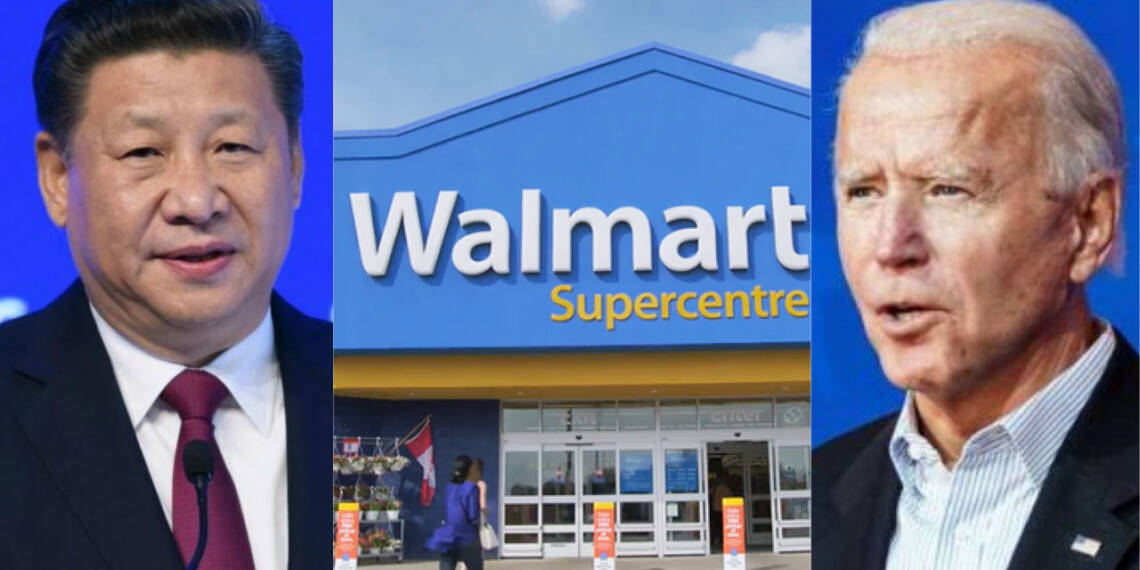 Walmart, Biden, China