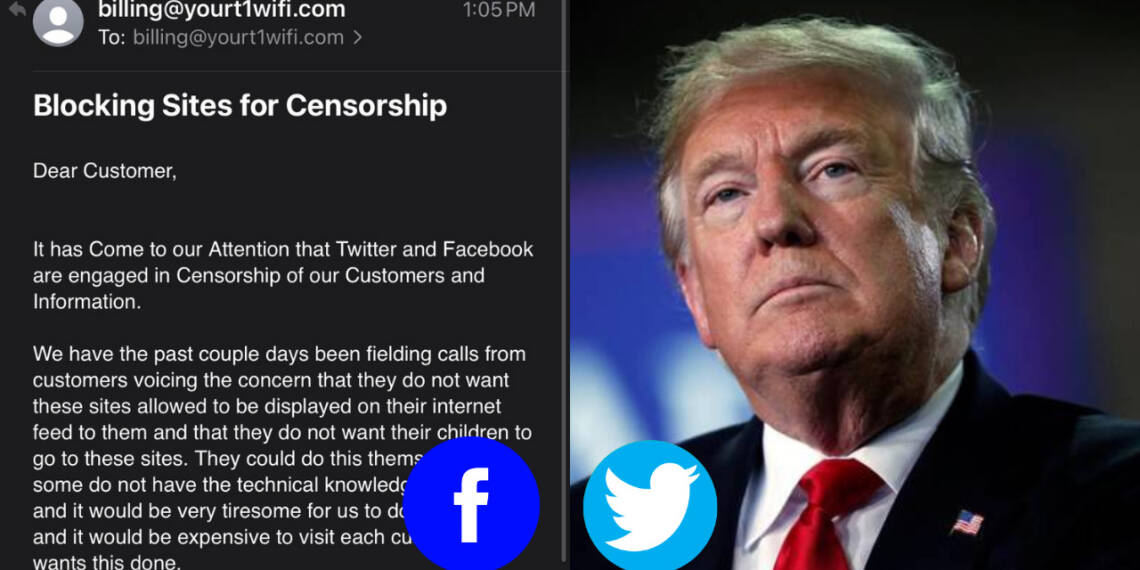 Trump, Twitter, facebook