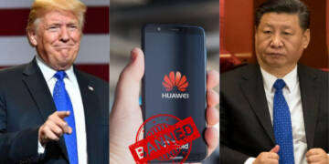 Trump, China, Huawei