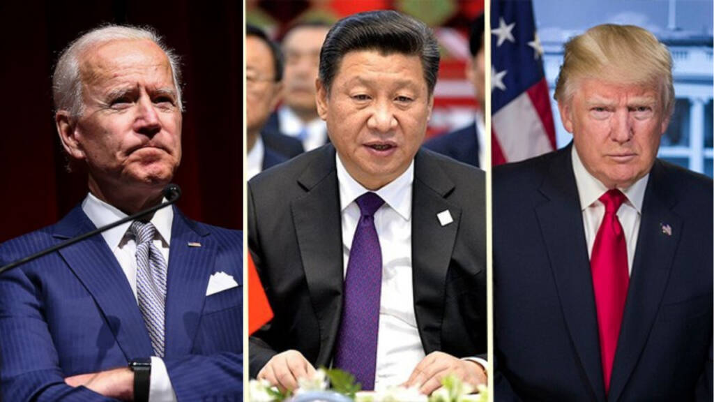 Trump, China, Biden, Huawei