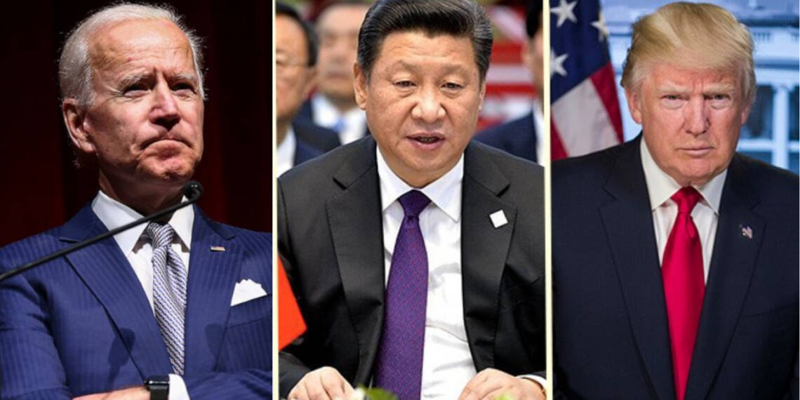 Trump, China, Biden, Huawei