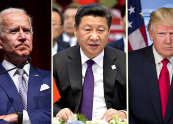 Trump, China, Biden, Huawei